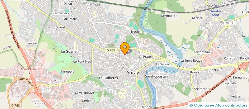 localisation de l'entreprise MONSIEUR MURAT AKCAN à AURAY