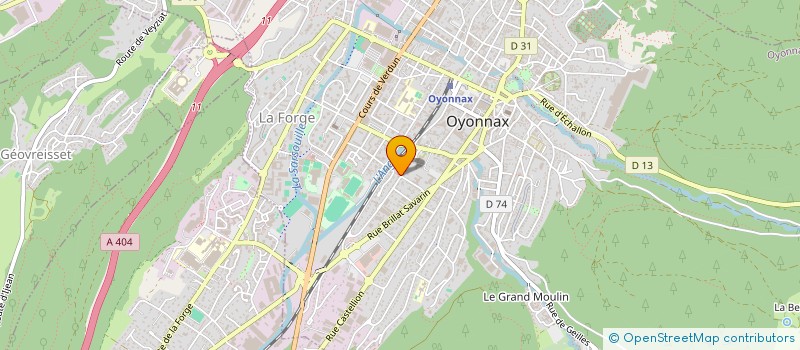 localisation de l'entreprise MONSIEUR MURAT AKDOGAN à OYONNAX