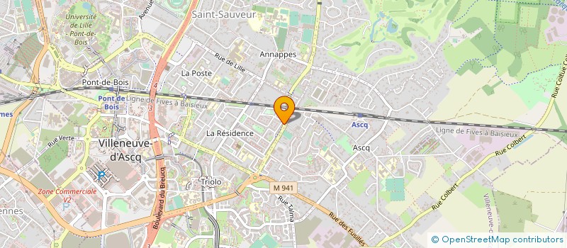 localisation de l'entreprise MONSIEUR MURAT AKKURT à VILLENEUVE-D'ASCQ