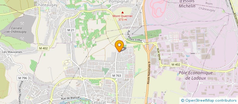 localisation de l'entreprise MONSIEUR MURAT ALTUNLUOGLU  CEBAZAT