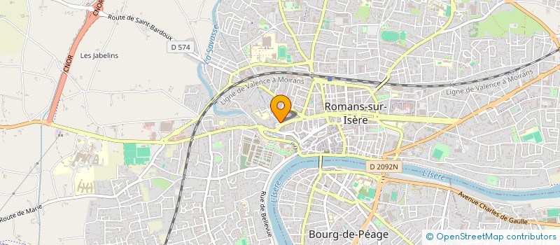 localisation de l'entreprise MONSIEUR MURAT ARKIN  ROMANS-SUR-ISERE