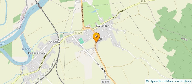 localisation de l'entreprise MONSIEUR MURAT BAS  SAINT-JEAN-DE-LOSNE