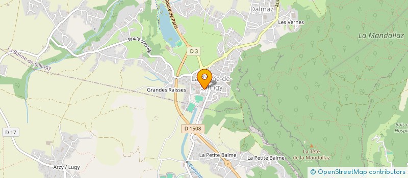 localisation de l'entreprise MONSIEUR MURAT BASOL  LA BALME-DE-SILLINGY