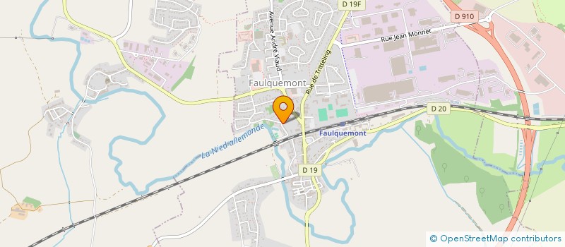 localisation de l'entreprise MONSIEUR MURAT BILDIRICI  FAULQUEMONT