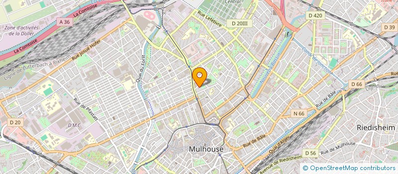 localisation de l'entreprise MONSIEUR MURAT BILL  MULHOUSE