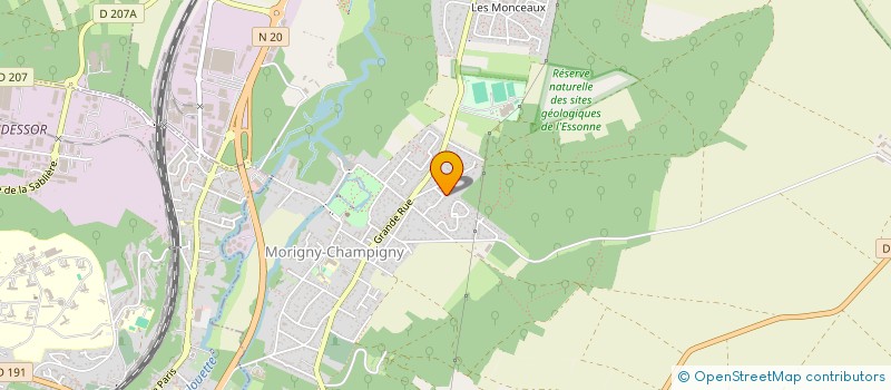 localisation de l'entreprise MONSIEUR MURAT CACAN à MORIGNY-CHAMPIGNY
