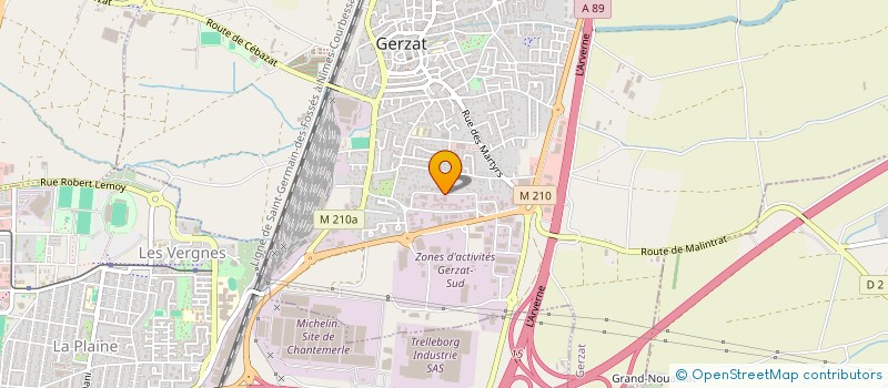 localisation de l'entreprise MONSIEUR MURAT CAKIC  GERZAT