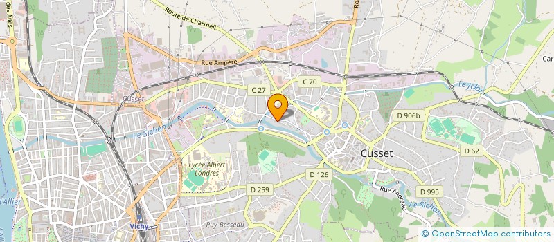 localisation de l'entreprise MONSIEUR MURAT CAYMAZ à CUSSET