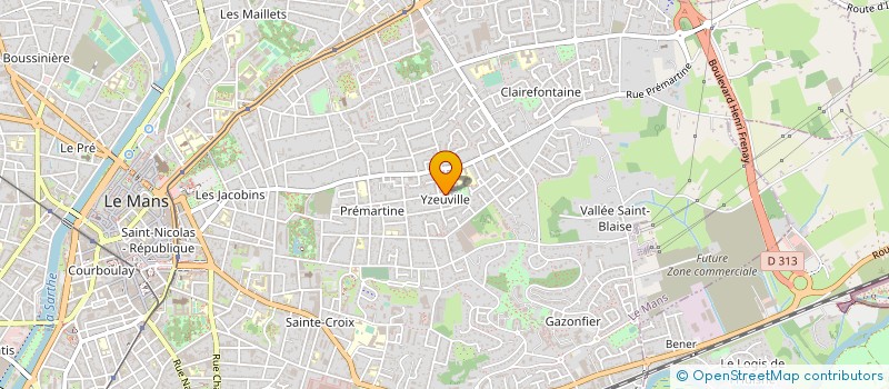 localisation de l'entreprise MONSIEUR MURAT CETIN  LE MANS