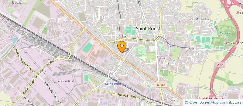 localisation de l'entreprise MONSIEUR MURAT DEGIRMENCIOGLU  SAINT-PRIEST