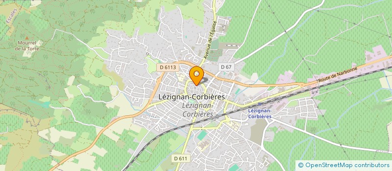 localisation de l'entreprise MONSIEUR MURAT DILEK  LEZIGNAN-CORBIERES