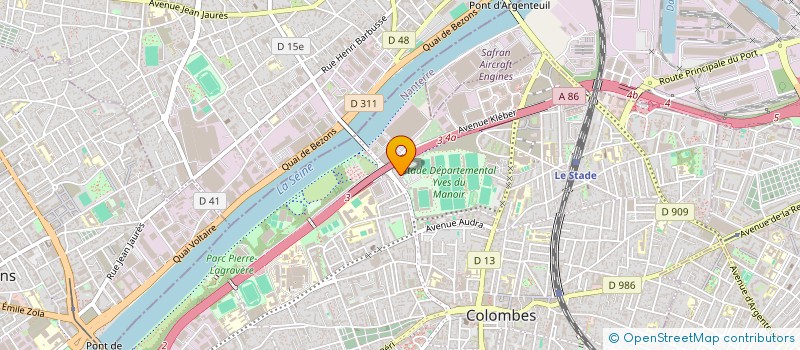 localisation de l'entreprise MONSIEUR MURAT DURAN à COLOMBES