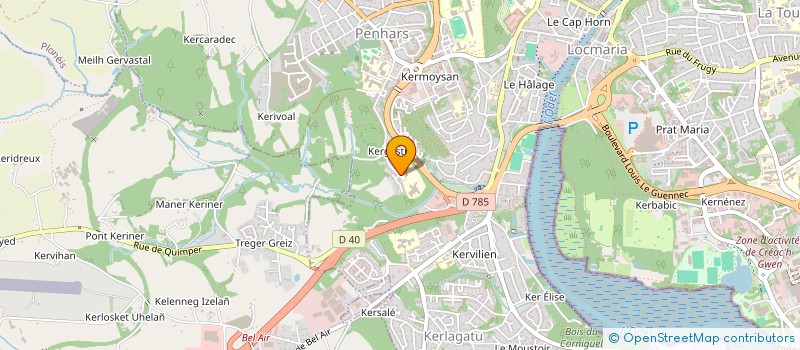 localisation de l'entreprise MONSIEUR MURAT ERDOGAN à QUIMPER