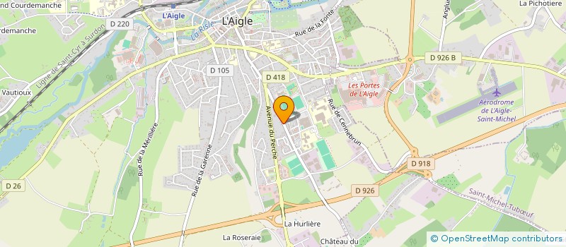 localisation de l'entreprise MONSIEUR MURAT ERDOGAN à L'AIGLE