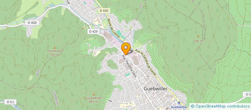 localisation de l'entreprise MONSIEUR MURAT ERMIS  GUEBWILLER