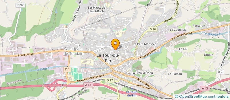 localisation de l'entreprise MONSIEUR MURAT ERTEK  LA TOUR-DU-PIN