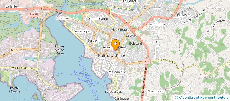 localisation de l'entreprise MONSIEUR MURAT GAZA à POINTE A PITRE