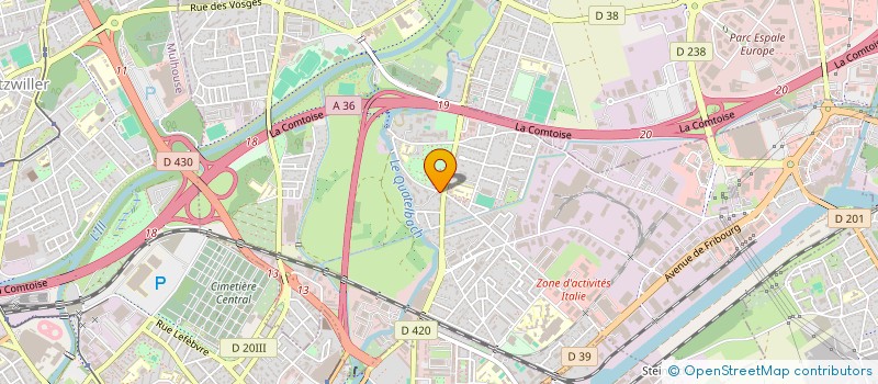 localisation de l'entreprise MONSIEUR MURAT KOLAT  ILLZACH