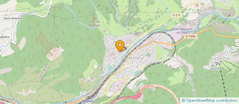 localisation de l'entreprise MONSIEUR MURAT MEMIL à MODANE
