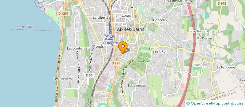 localisation de l'entreprise MONSIEUR MURAT OREN à AIX-LES-BAINS
