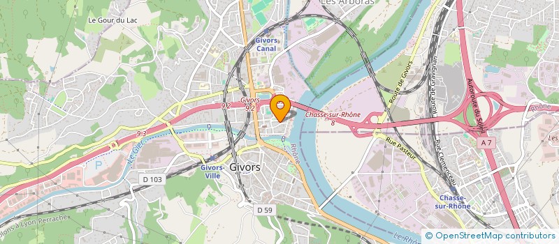 localisation de l'entreprise MONSIEUR MURAT OZDEMIR à GIVORS