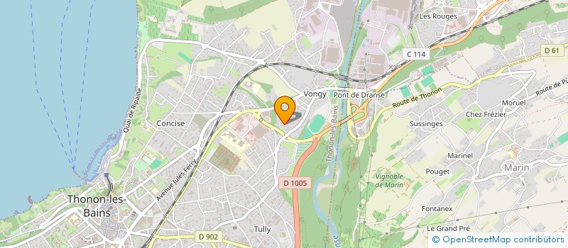 localisation de l'entreprise MONSIEUR MURAT OZGONUL à THONON-LES-BAINS