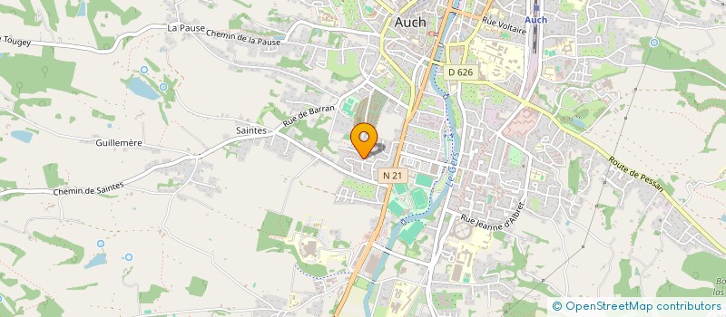 localisation de l'entreprise MONSIEUR MURAT SAITOVIC  AUCH