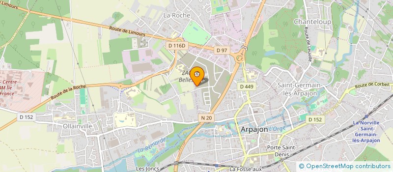 localisation de l'entreprise MONSIEUR MURAT SELVI  ARPAJON