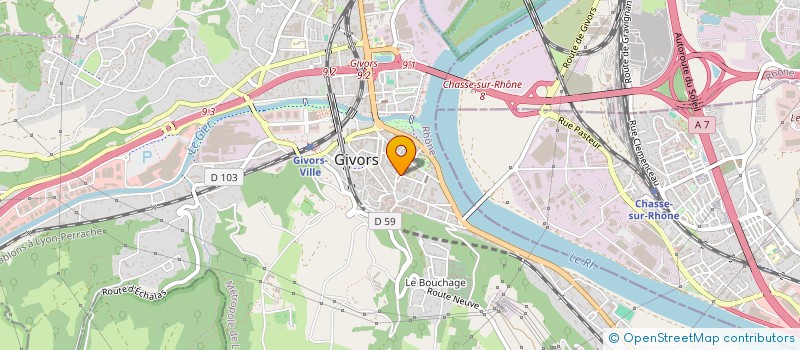 localisation de l'entreprise MONSIEUR MURAT SENSOY à GIVORS