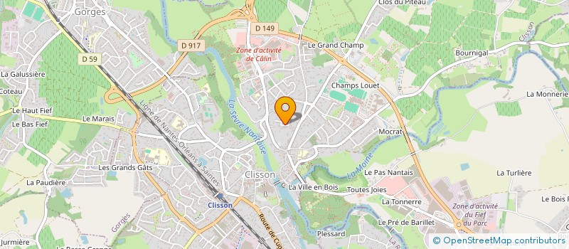 localisation de l'entreprise MONSIEUR MURAT USLU  CLISSON