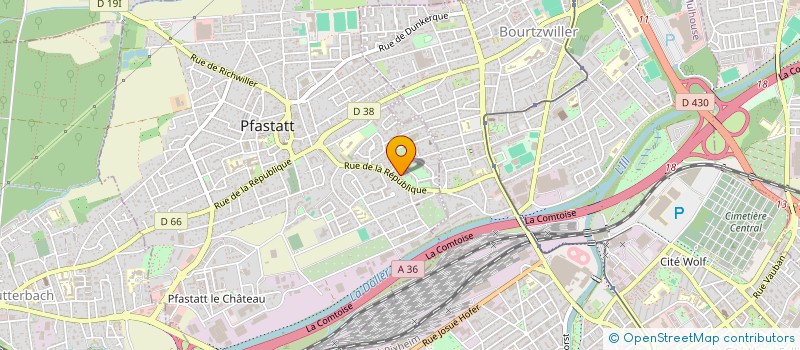 localisation de l'entreprise MONSIEUR MURAT UZUN  PFASTATT