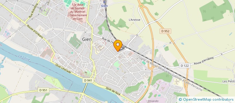 localisation de l'entreprise MONSIEUR MURAT YESILTAS  GIEN