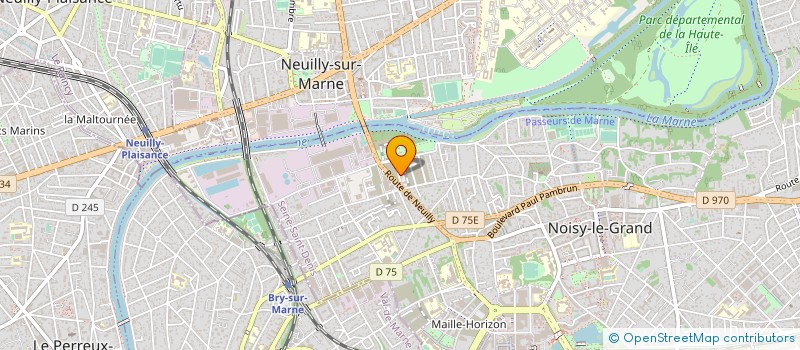 localisation de l'entreprise MONSIEUR MURIEL BERTOZZI à NOISY-LE-GRAND