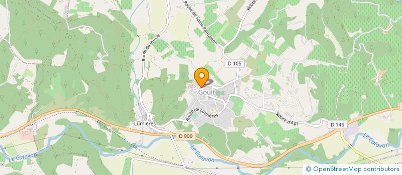 localisation de l'entreprise MONSIEUR MURIEL FERRANDEZ  GOULT