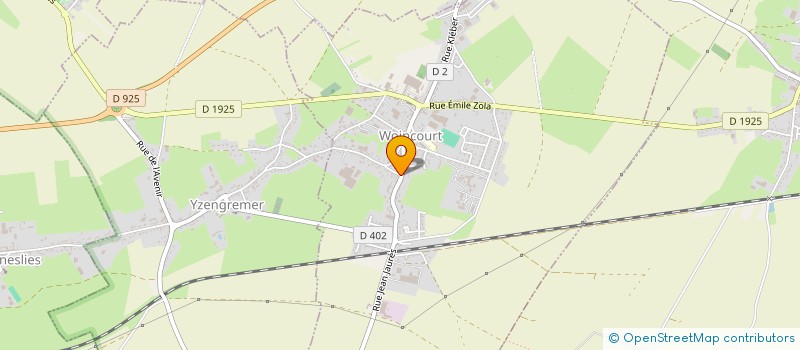 localisation de l'entreprise MONSIEUR MURIEL RADDE  WOINCOURT