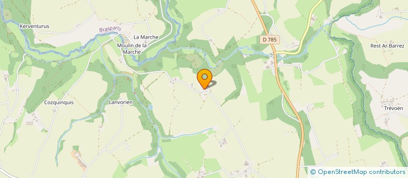 localisation de l'entreprise MONSIEUR MURIELLE TREBAOL  PLEYBEN