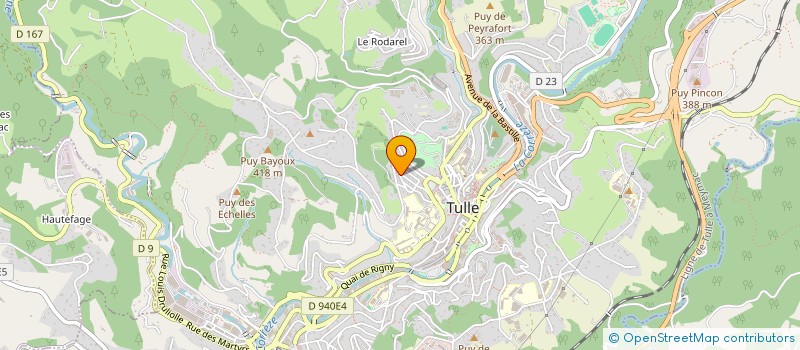 localisation de l'entreprise MONSIEUR MURILO BALDASSINI  TULLE