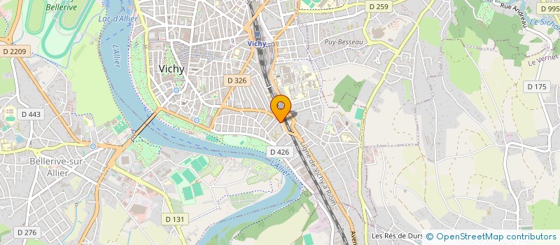 localisation de l'entreprise MONSIEUR MURIM BECIRI à VICHY