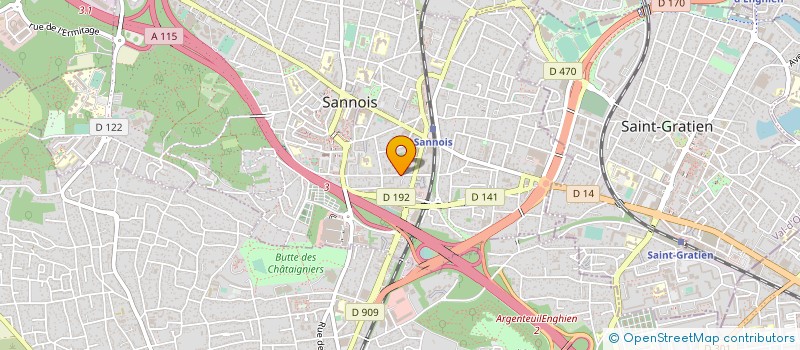 localisation de l'entreprise MONSIEUR MURPHY KILANDI  SANNOIS