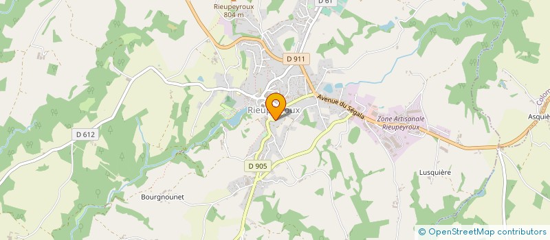 localisation de l'entreprise MONSIEUR MURRAY STEVENSON  RIEUPEYROUX