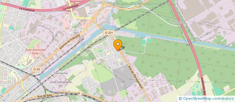 localisation de l'entreprise MONSIEUR MURSEL UJKANI  RIXHEIM