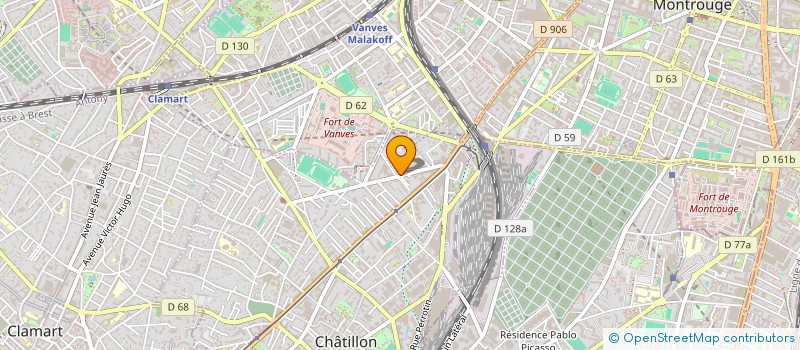 localisation de l'entreprise MONSIEUR MURTAZA DEHQANZADEH à CHATILLON
