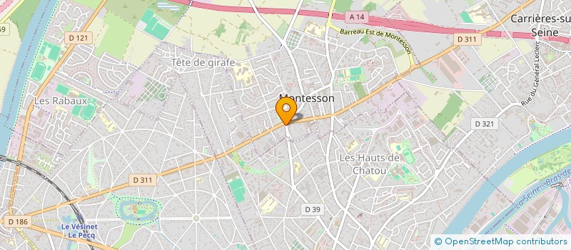 localisation de l'entreprise MONSIEUR MURVYN DROUODE à MONTESSON