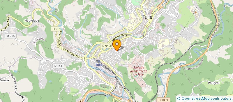 localisation de l'entreprise MONSIEUR MUSA ADAMOU  TULLE