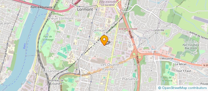 localisation de l'entreprise MONSIEUR MUSA AKPINAR  LORMONT