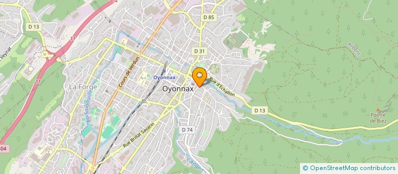 localisation de l'entreprise MONSIEUR MUSA CETIN à OYONNAX