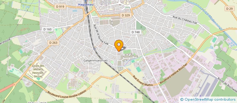 localisation de l'entreprise MONSIEUR MUSA CETINER  HAGUENAU