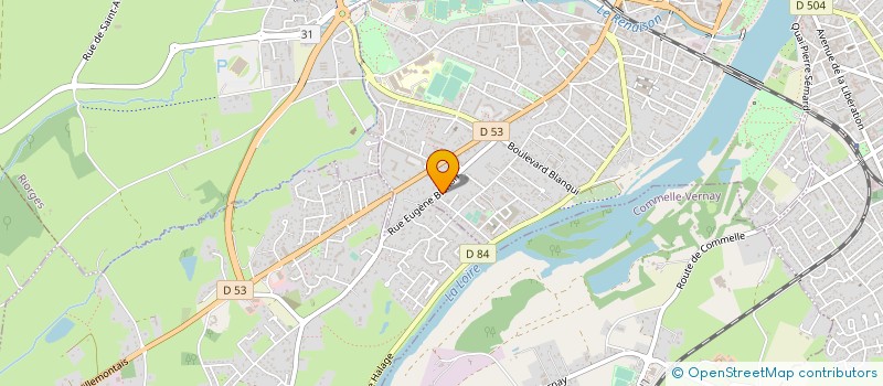 localisation de l'entreprise MONSIEUR MUSA DINGER à ROANNE