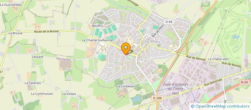 localisation de l'entreprise MONSIEUR MUSA EVLEK  LE RHEU