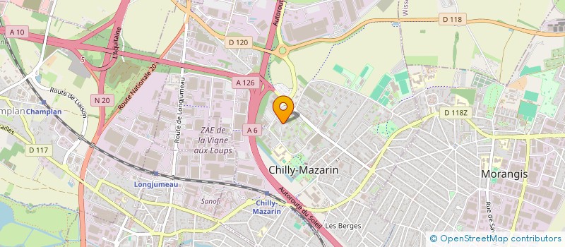 localisation de l'entreprise MONSIEUR MUSA HYDARA  CHILLY-MAZARIN